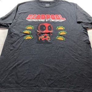 Marvel Dead Pool graphic T Shirt size Large